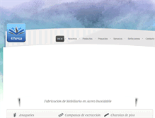 Tablet Screenshot of efersa.com.mx